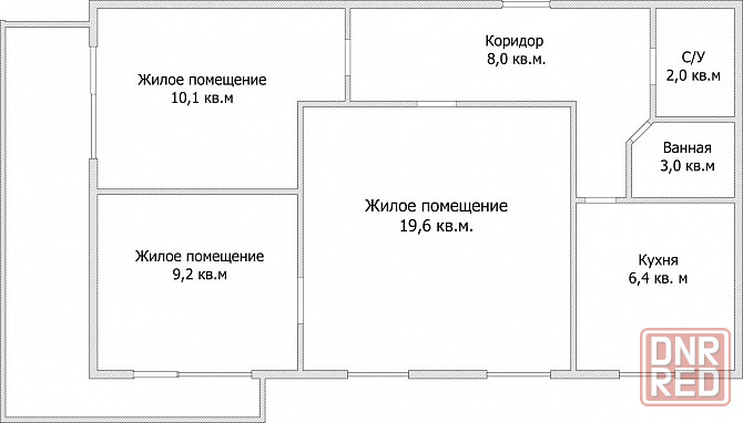 Продается трехкомнатная квартира с видом на море Мариуполь - изображение 8