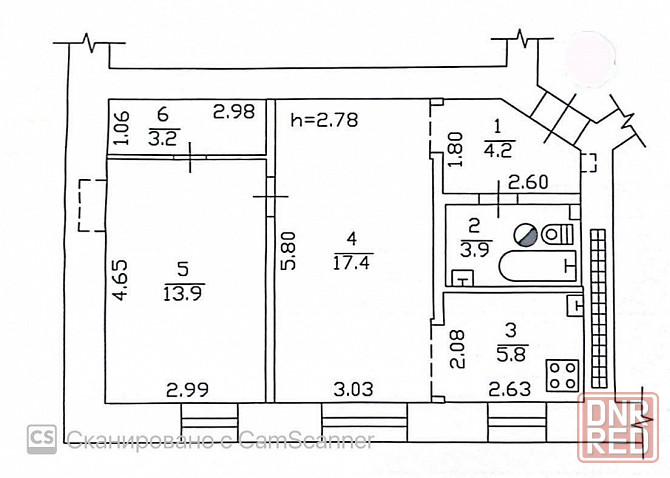 Продажа 2 ком. кв-ры по ул. Кирова, в Ленинском р-не, г. Донецк Донецк - изображение 8