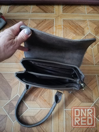 Продам сумку сумочку коричгевую кожа Донецк - изображение 4