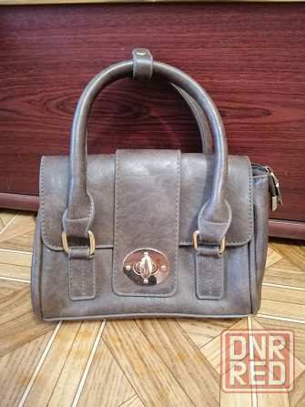 Продам сумку сумочку коричгевую кожа Донецк - изображение 1