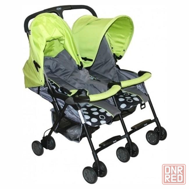 Коляска прогулочная трость для двойни/погодок Geoby Донецк - изображение 1