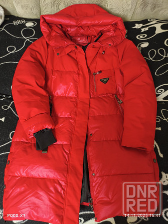 Зимняя куртка женская красная yaslidder 48-50 размер Донецк - изображение 1