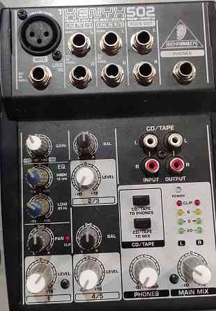 Микшерный пульт behringer xenyx 502 Донецк