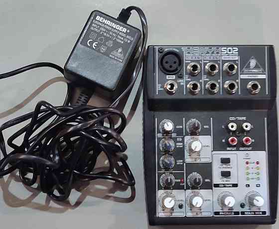 Микшерный пульт behringer xenyx 502 Донецк