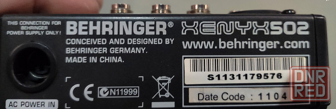 Микшерный пульт behringer xenyx 502 Донецк - изображение 4