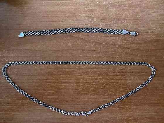 Серебряная цепочка ( браслет ) Донецк