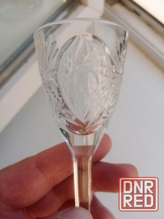 Хрустальные рюмочные фужеры ссср Донецк - изображение 4