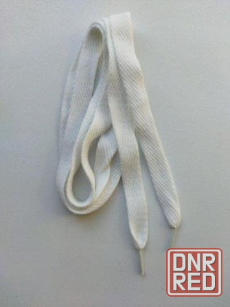 Шнурки для обуви белые Донецк - изображение 1