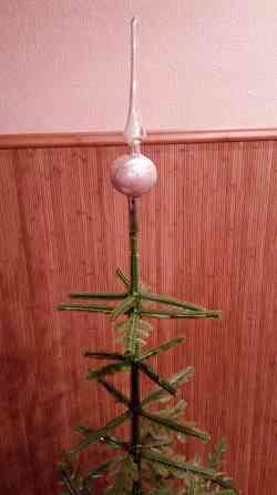 Ёлка искусственная с украшениями, высота 1,5м. сделана в ссср Донецк