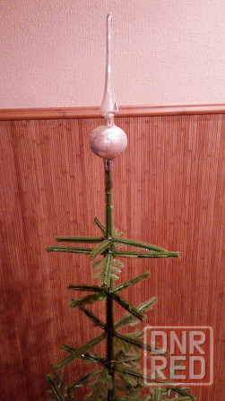 Ёлка искусственная с украшениями, высота 1,5м. сделана в ссср Донецк - изображение 3