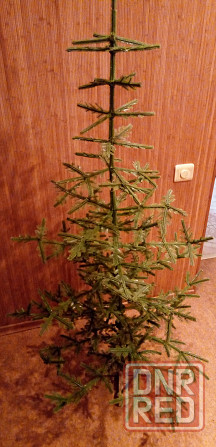 Ёлка искусственная с украшениями, высота 1,5м. сделана в ссср Донецк - изображение 7