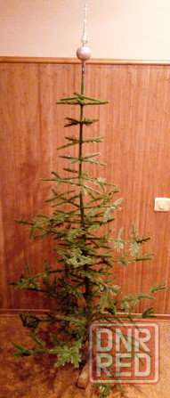 Ёлка искусственная с украшениями, высота 1,5м. сделана в ссср Донецк - изображение 4