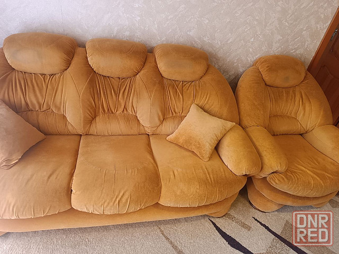 Продам мягкую мебель ( Диван и два Кресла ) Донецк - изображение 2