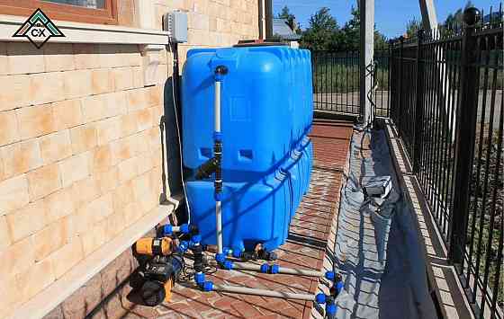 Установка накопительных баков, подключение и ремонт Макеевка