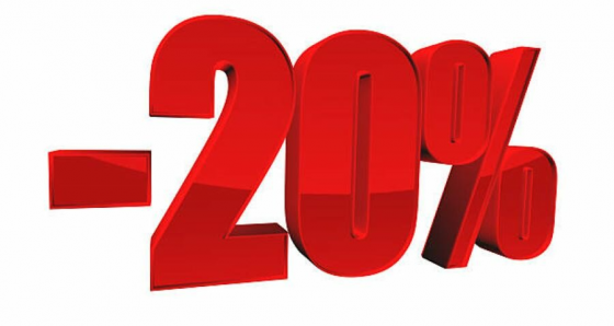 Скидка на весь товар 20% Донецк