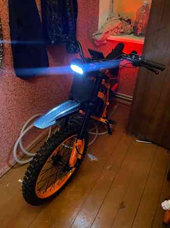 продам електропитбайк kugoo wish 02 pro в огнях !!! Донецк