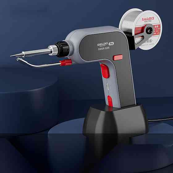 Электрический паяльник с автоматической подачей олова Донецк