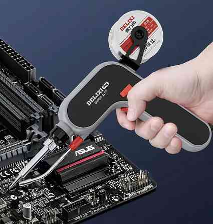 Электрический паяльник с автоматической подачей олова Донецк