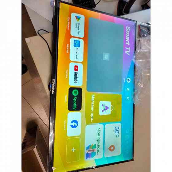 32" Телевизор TOPOMAX (TM32FHSBK), Full HD, 60 Гц, Wi-Fi, Smart TV, Android TV 12.0 Донецк
