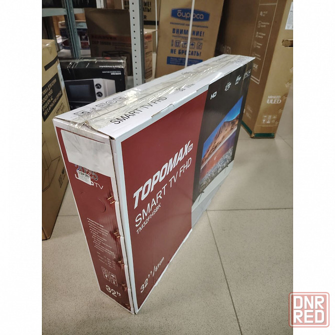 32" Телевизор TOPOMAX (TM32FHSBK), Full HD, 60 Гц, Wi-Fi, Smart TV, Android TV 12.0 Донецк - изображение 4