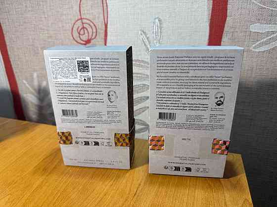 Парфюмерная вода ESSENTIAL PARFUMS NICE BERGAMOTE 100мл и DIVINE VANILLE 100мл Донецк