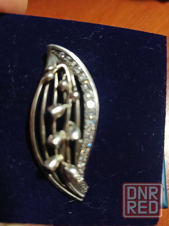 Серебряная брошь 925 пробы Донецк - изображение 8