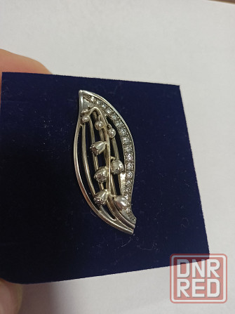 Серебряная брошь 925 пробы Донецк - изображение 5