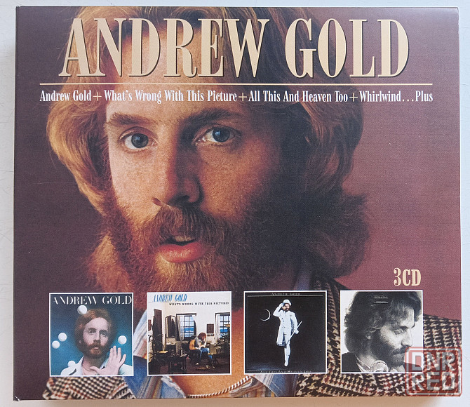 Andrew Gold (1975,1976,1978,1980): boxset, 3CD, 4 альбома, EU (аудио компакт диск) Макеевка - изображение 1