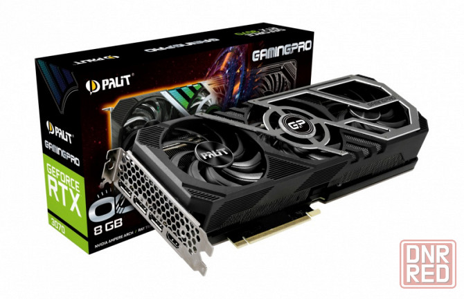 Видеокарта Palit Rtx 3070 gamingpro pci-e 4.0 8 Гб gddr6,256 бит Донецк - изображение 2