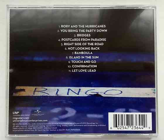 Ringo Starr (2015) Postcards from Paradise: CD, Germany Макеевка