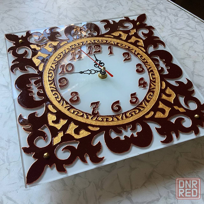 Часы в прихожую "Ажур", 25 на 25 см. Новые. Донецк - изображение 2