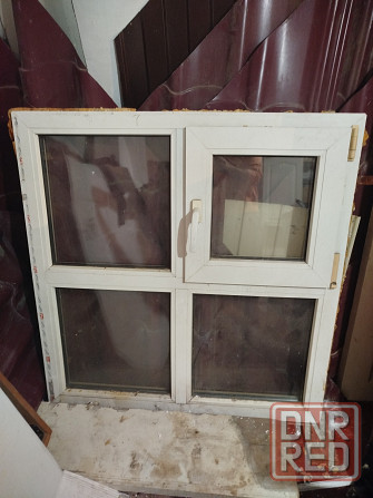 Продам окно б/у металлопластик Донецк - изображение 1