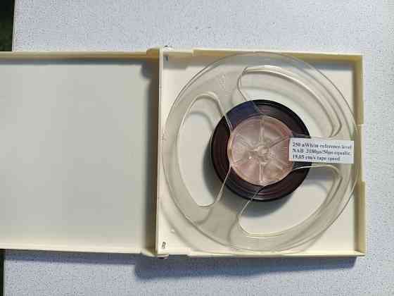 Тест лента "250 nWb/m reference level. NAB 3180ms/50ms equliz. 19,05sm/s tape speed Донецк