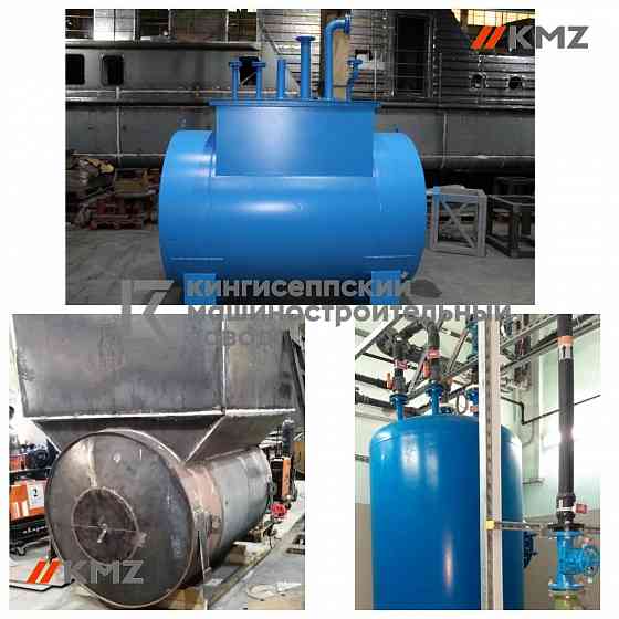 Резервуары горизонтальные для хранения светлых и темных нефтепродуктов. Санкт-Петербург