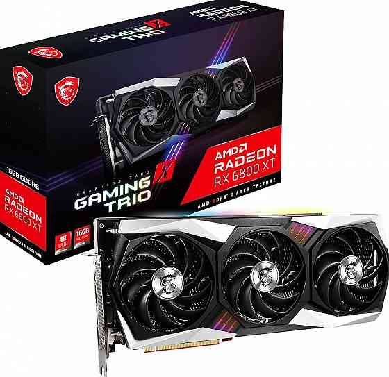 Msi gaming trio x rx 6800xt 16gb Москва