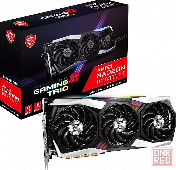 Msi gaming trio x rx 6800xt 16gb Москва - изображение 1