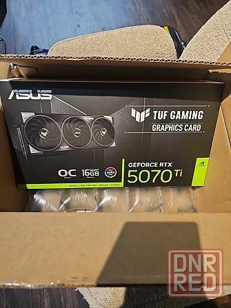 Asus tuf geforce gaming rtx 5070 ti 16gb gddr7 oc edition Москва - изображение 3