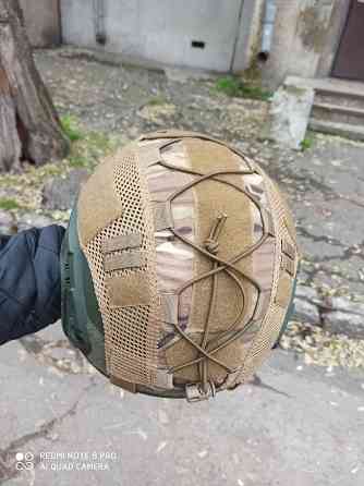 Продам Шлем тактический военный без ушей с чехлом мультикам Донецк