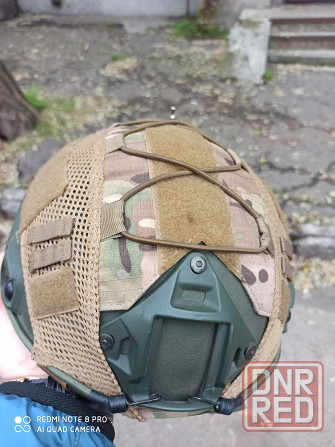 Продам Шлем тактический военный без ушей с чехлом мультикам Донецк - изображение 1