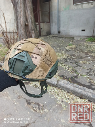 Продам Шлем тактический военный без ушей с чехлом мультикам Донецк - изображение 5