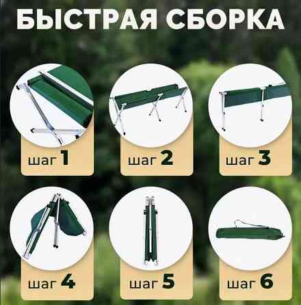 Раскладушка туристическая складная Донецк