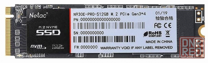 Твердотельный накопитель Ssd Nvme Netac 512гб M.2 Nt01n930e-512g-E4x (арт-6757) Макеевка - изображение 1