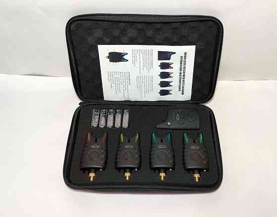 Набор электронных сигнализаторов поклёвки 4+1 (с пейджером) Донецк