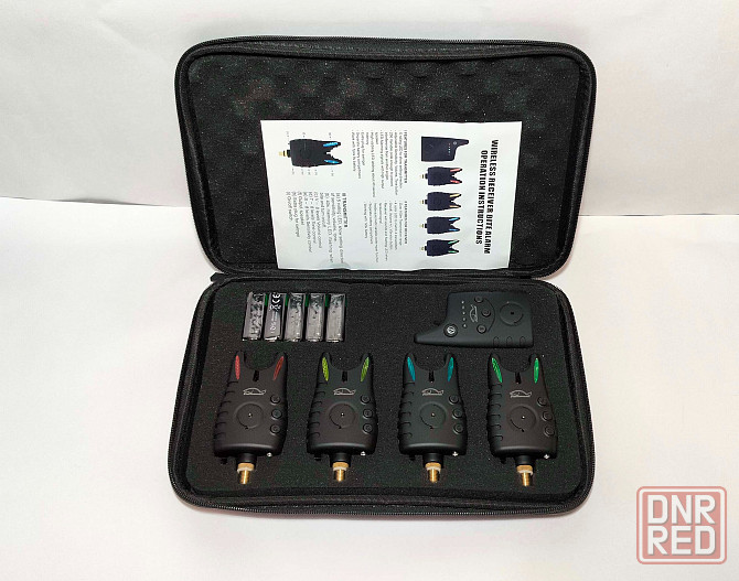 Набор электронных сигнализаторов поклёвки 4+1 (с пейджером) Донецк - изображение 1