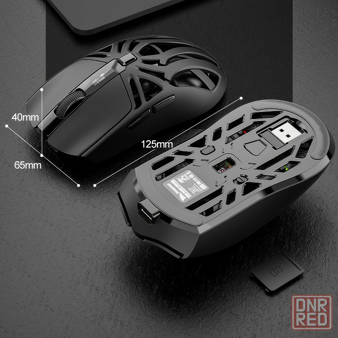 Беспроводная + проводная оптическая аккумуляторная мышь Донецк - изображение 7