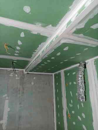 Шпаклевка под покраску, безвоздушная покраска. Донецк