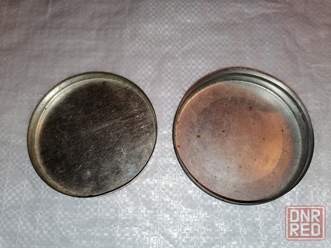 Жестяная банка от конфет монпансье. ссср. Стаханов - изображение 2