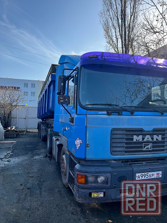 продам сцепку тягач man 19.414 полуприцеп самосвал Ровеньки - изображение 1