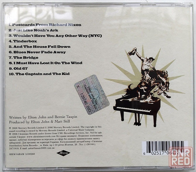 Elton John (2006) The Captain & The Kid: CD, лицензия Макеевка - изображение 3