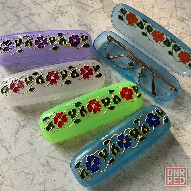 Футляры для очков с росписью. Новые. Донецк - изображение 1